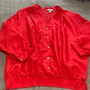Red blouse size 4x